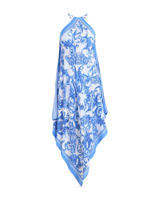 Elise Baroque Halter Dress Swim Cover-Up 