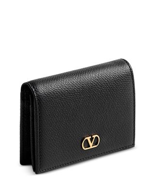 VLogo Signature Grainy Leather Wallet