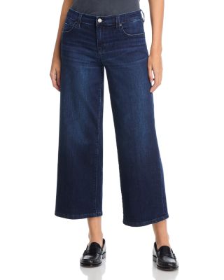 Stride High Rise Cropped Wide Leg Jeans in Upland