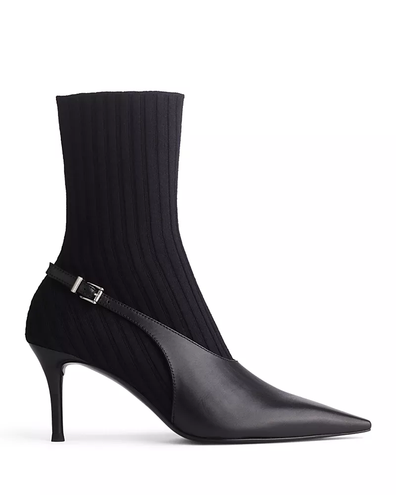 rag & bone Women's Mercer Sock Slingback Booties