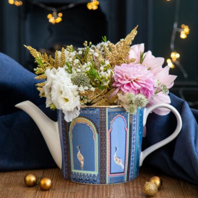 Sara Miller India Lattice Windows Teapot