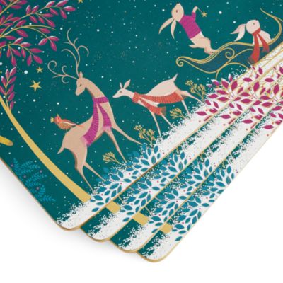 Sara Miller Woodland Tales Placemats, Set of 4