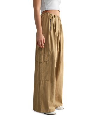 Front Zip Flap Patch Pocket Pants