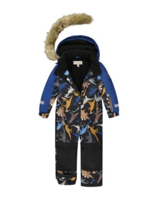  Unisex One-Piece Dinosaur Play Snowsuit