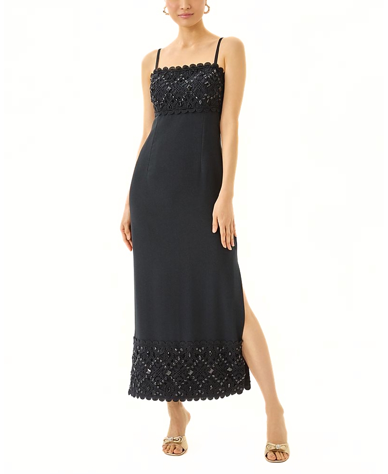 Lilly Pulitzer Vena Maxi Dress In Black