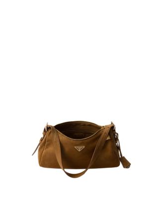  Aimee Medium Suede Shoulder Bag