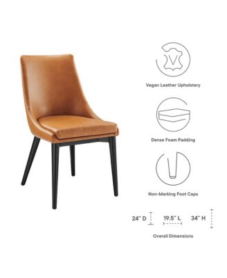 Viscount Faux Leather Dining Chair