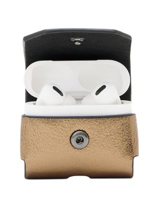 Hex Metallic Leather AirPods Case