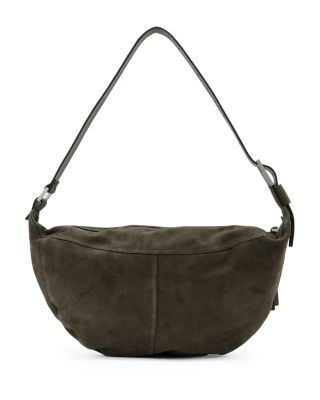 Luna Suede Shoulder Bag
