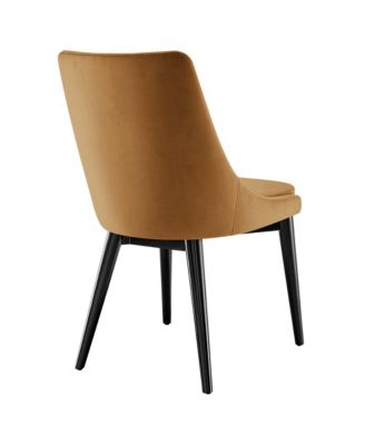 Viscount Accent Performance Velvet Dining Chairs, Set of 2