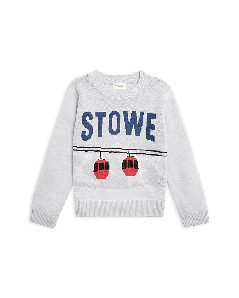 Miles The Label Boys' Stowe Knit Sweater - Little Kid In Gray