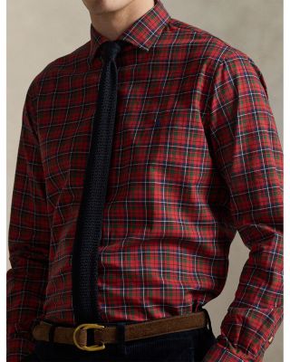 Classic Fit Plaid Twill Shirt