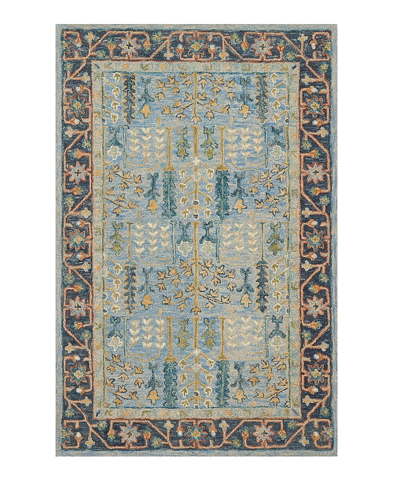 Loloi Victoria Vk-12 Area Rug 7'9x9'9 In Blue