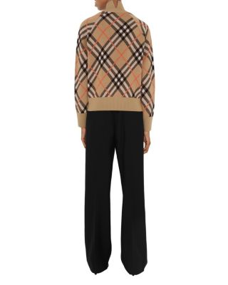 Check Wool Mohair Blend Jacket