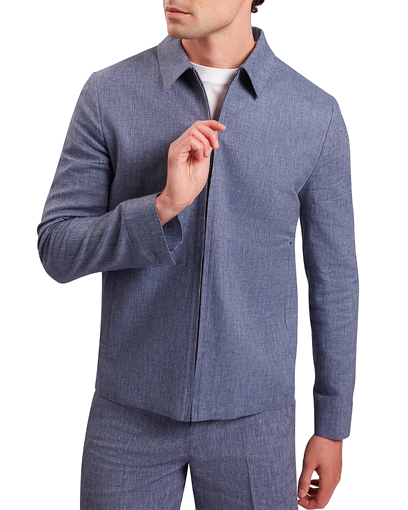 Ted Baker Ashleyj Linen Blend Harrington Jacket
