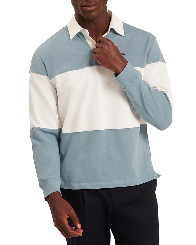 Ted Baker Traviss Panelled Long Sleeve Rugby Shirt