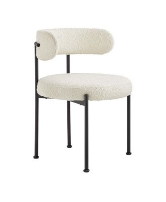 Albie Boucle Fabric Dining Chairs, Set of 2