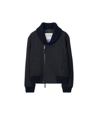 Wool Blend Bomber Jacket