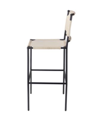 Asher Leather Bar Stool