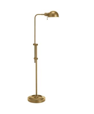 Fedora 1 Light Adjustable Pharmacy Floor Lamp