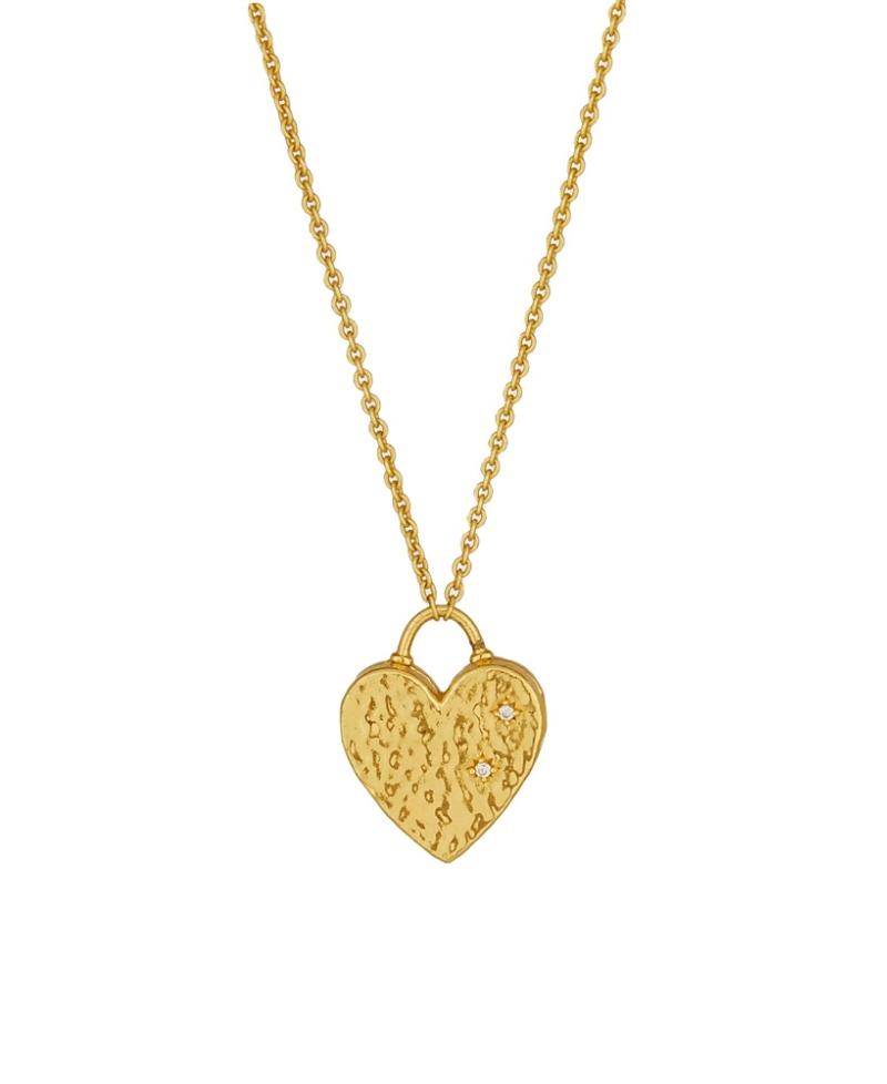 Ottoman Hands Locket Heart Necklace