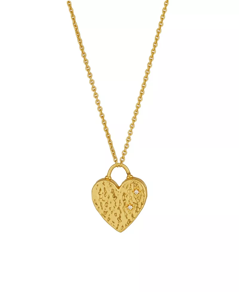 Ottoman Hands Locket Heart Necklace