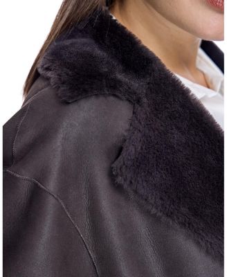 Shearling Lamb Wrap Coat