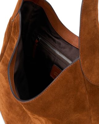 Maya Suede Hobo Bag