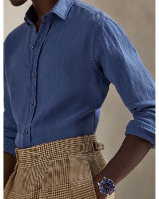 Classic Fit Slub Linen Shirt
