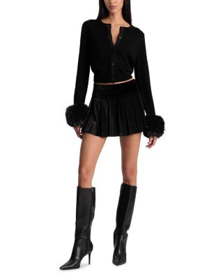 Dolly Wool Crewneck Cardigan Sweater