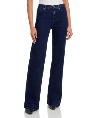 Modern Dojo High Rise Wide Leg Flare Jeans in Classical