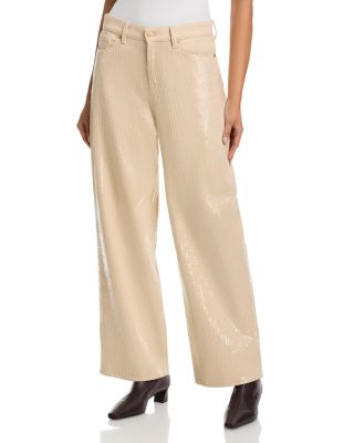 Radiance Sequin Tank Top & Lotta High Rise Wide Leg Jeans in Radiance