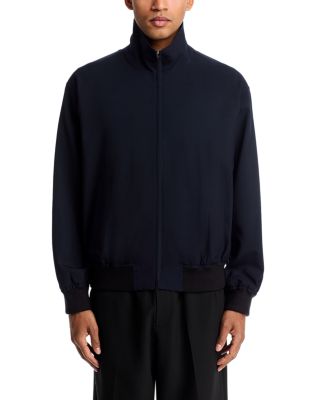 Wool Zip Blouson Jacket