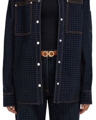 Women's Donna Gancini Nubuck Belt