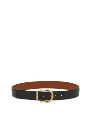 Gancini Reversible Leather Belt