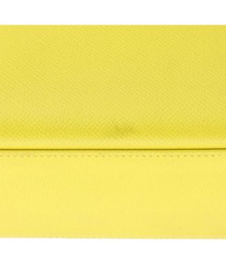Kelly 28 Handbag Yellow Epsom with Gold Hardware