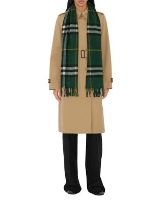  Check Cashmere Scarf