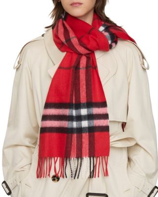  Check Cashmere Scarf
