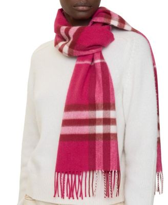  Check Cashmere Scarf