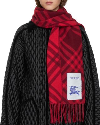 Check Cashmere Scarf