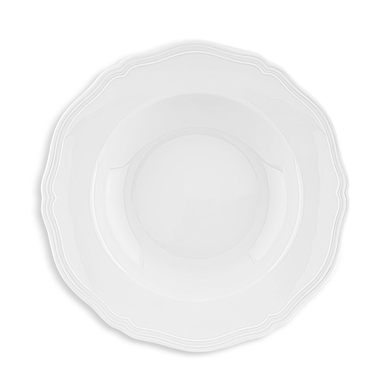 Ginori 1735 Antico Doccia Soup Plate In White