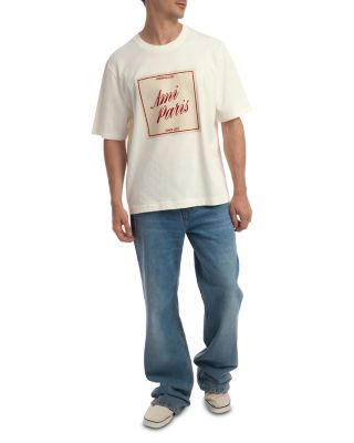 Boxy Fit Short Sleeve Tee With Signature Print