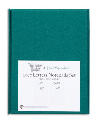 Lace Letters Notepad Set