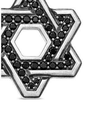 Deco Star of David Pendant, 24mm