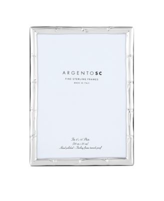 Bamboo Sterling Silver Frame, 8&amp;quot; x 10&amp;quot;