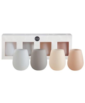Fegg Silicone Unbreakable Glasses - Set of 4