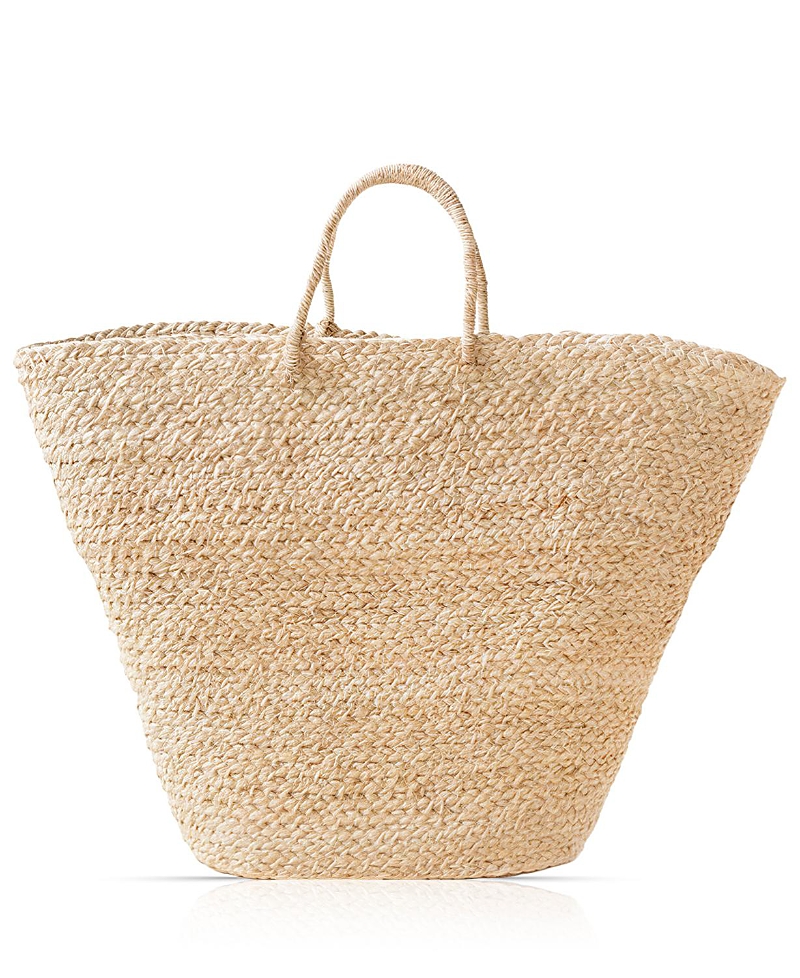 Indego Africa Braided Raffia Bag