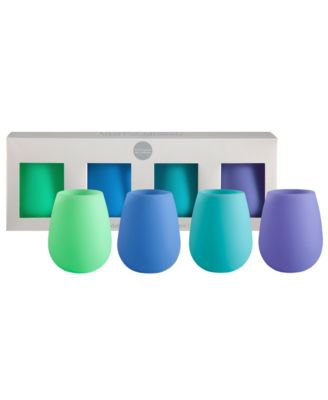 Fegg Silicone Unbreakable Glasses - Set of 4