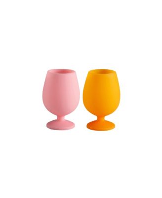 Stemm Silicone Unbreakable Wine Glasses - Set of 4