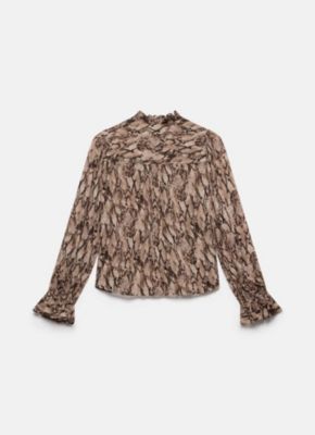 Women's Snake Print Blouse